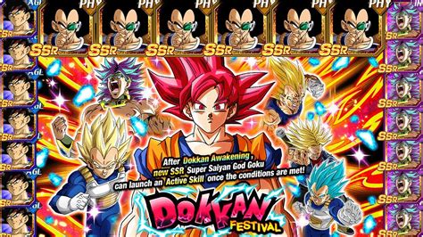 Phy Super Saiyan God Goku Dokkan Festival Banner Summons Main Dragon