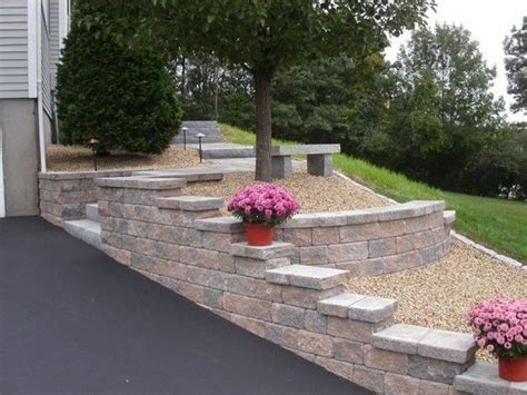 Front Yard Driveway Retaining Wall A Beautiful And Functional Addition