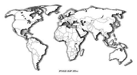Desenho De Mapa Mundi