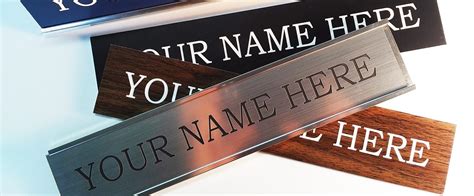 Nameplate Engraving Archives