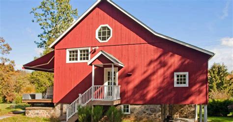 Historic Barn Converted Into Guest House Home Design