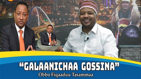 “galaanichaa Gossina” Obbo Fiqaaduu Tasammaa Gingilchaa Youtube