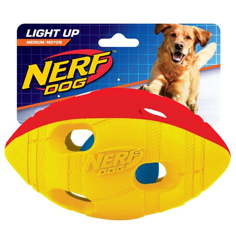 Nerf Bash Led Rubber And Tpr Football Dog Toy Walmart Canada