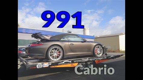 Porsche 991 Cabrio Unfallwagen Ankauf Wir Suchen Ständig Unfall