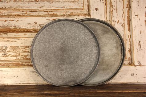 Vintage Kitchen Tray Distressed Metal Tray Antique Large Etsy