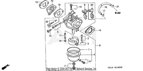 Honda Mower Carburetor Diagram Diagramwirings