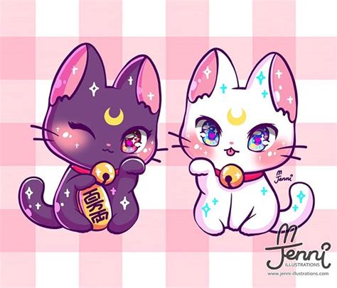 Cutest Art Of Sparkling Kittens From Jennillustrations