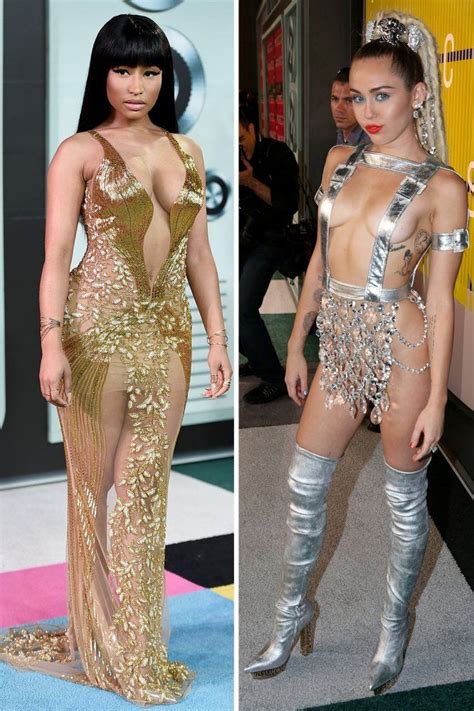 Nicki Minaj And Miley Cyrus Nudeshots