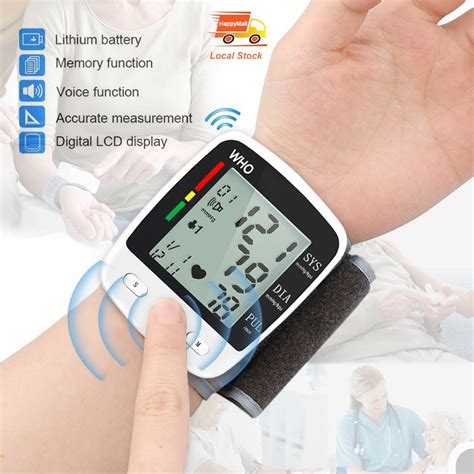 Portable Digital Blood Pressure Monitor Wrist Blood Pressure Bp Usb