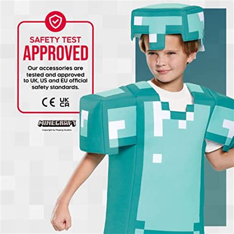 Armor Deluxe Minecraft Costume Blue Small 4 6 Pricepulse