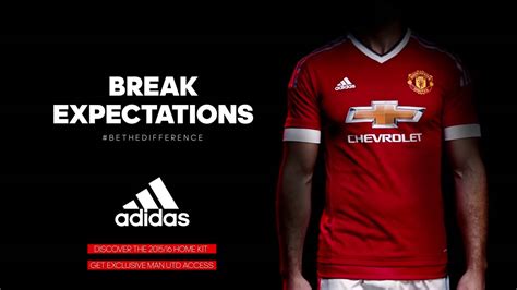 Break Expections Adidas Manchester United 2015 16 Kit Launch Video