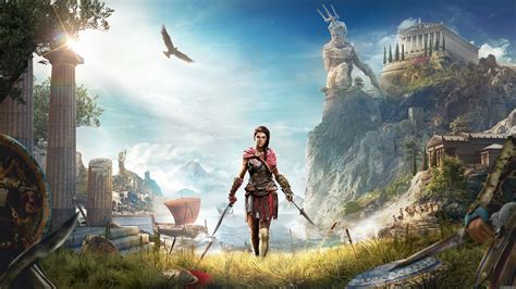 Assassins Creed Odyssey Key Art Kassandra Ver By