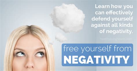 How To Free Yourself From Negativity Healthy Living How To