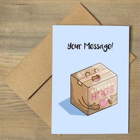 Check spelling or type a new query. Box Of Virtual Hugs Personalised Cute Greeting Card By Flaming Imp | notonthehighstreet.com