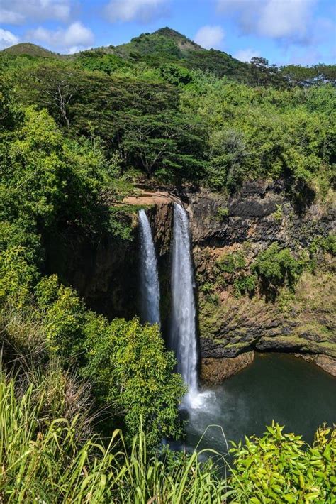 Wailua Falls Kauai Easily Accessible Kauai Waterfall Wailua