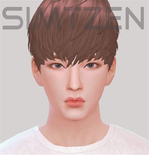 Taehyung V Bts The Sims 4 Sims Hair Sims 4 Sims Cc