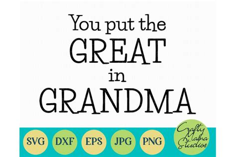 Free Svg Cute Grandma Quotes Svg 2948 Dxf Include
