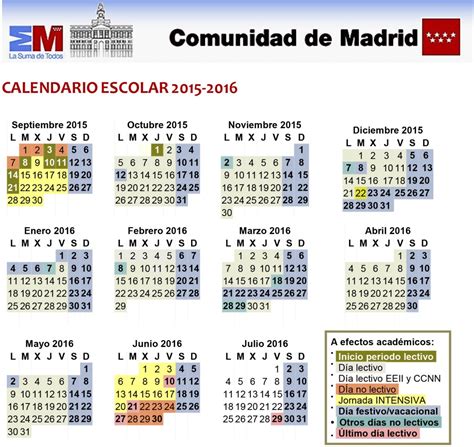 Lluvia Ocurrencia Habilitar Calendario Escolar Madrid Fp Doméstico