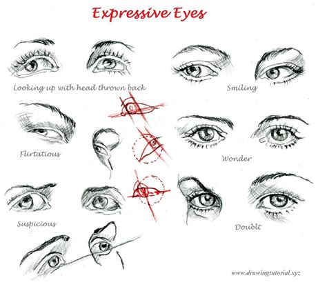 How To Draw Eyes Expressions Step By Step Realistic Eye Sketch