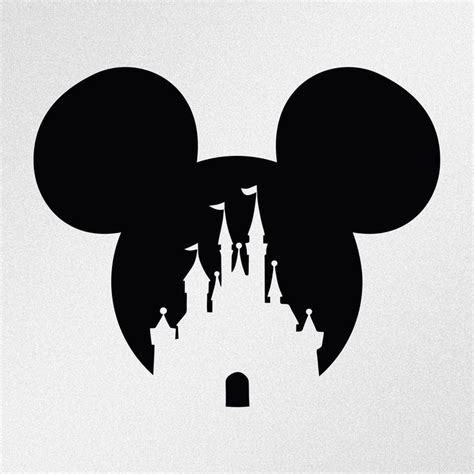 Mickey Mouse Disney Castle Vinyl Decal Sticker B