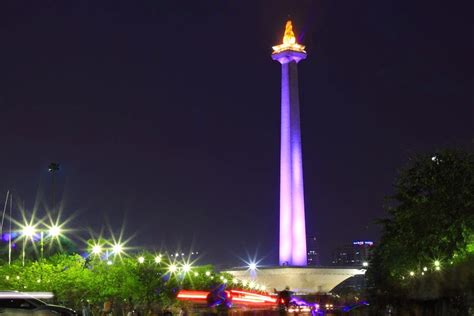 18 Gambar Monas Jakarta Malam Hari
