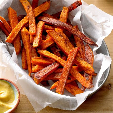 I wondered if sweet potato fries would benefit from a soak in water like my crispy potato wedges do. Sweet Potato Fries - Fratelli's New York Pizza
