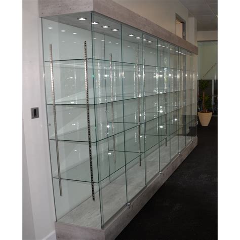 Glass Display Cabinet Frameless Glass Display Case Vlr Eng Br