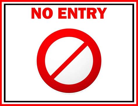 Printable No Entry Door Sign Template Free Download A Letter Wallpaper Out Of Order Sign