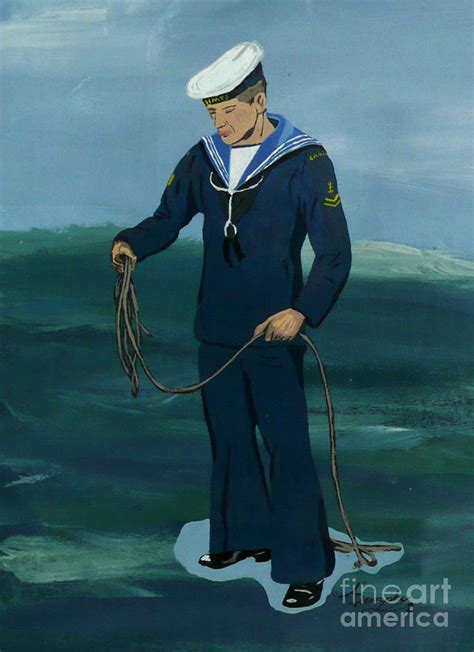 The Sailor Painting By Anthony Dunphy Fine Art America