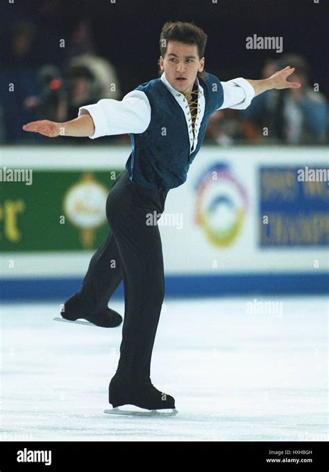 Elvis Stojko World Figure Skating Champs 20 April 1995 Stock Photo Alamy