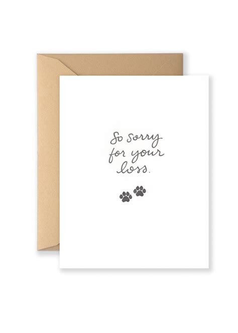 So Sorry For Your Loss Pet Greeting Card Lionheart Prints