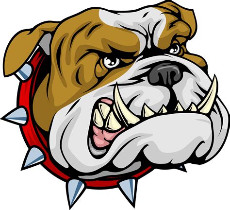 Cartoon Bulldog Head Clipart Best