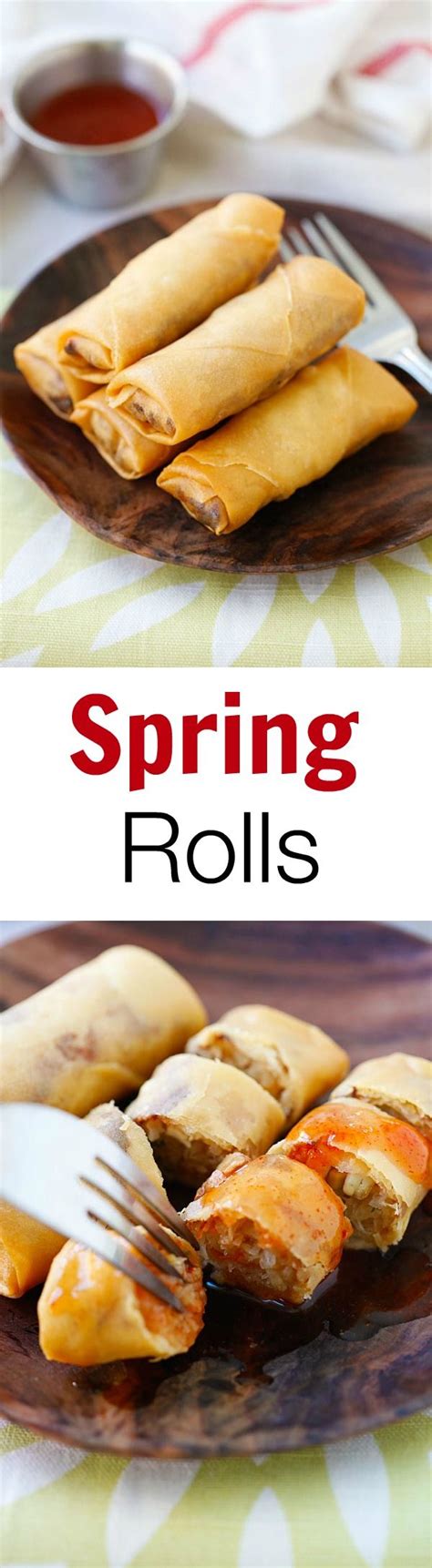When the spring rolls are golden and crisp, remove from the oven. Fried Spring Rolls (Super Crispy Recipe) - Rasa Malaysia