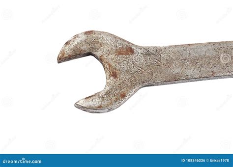 Old Rusty Wrench Stock Photo Image Of Object Rust 108346336
