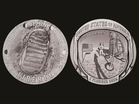 Us Mint Unveils Design For Special Apollo 11 Coin Eos