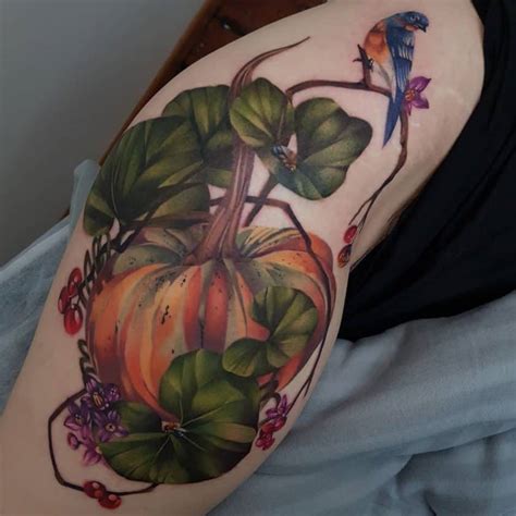 10 Awesome Pumpkin Tattoos Part Ii