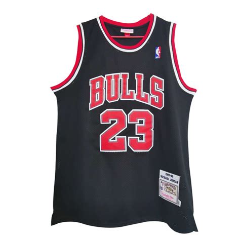 Camiseta Michael Jordan 23 Chicago Bulls 9899 Negro Mitchell And Ness
