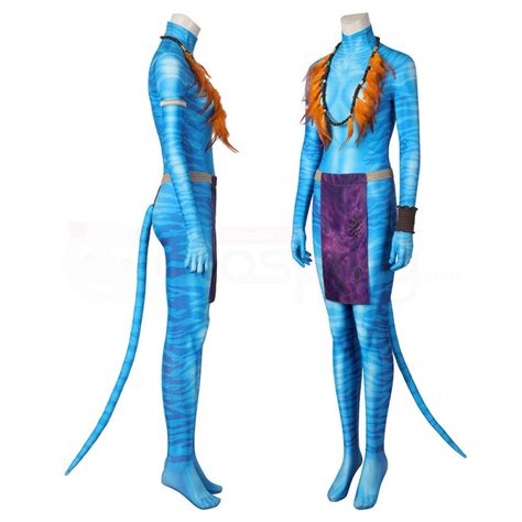 Avatar 2 The Way Of Water Cosplay Costumes Neytiri Halloween Jumpsuit