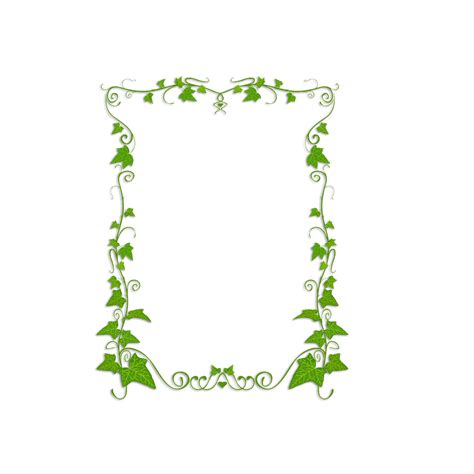 Vine Leaves Border Frame Nature Ftestickers Ivy Frame Vrogue Co