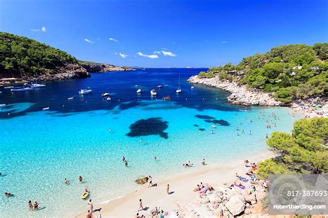 Spain Balearic Islands Ibiza Cala Stock Photo