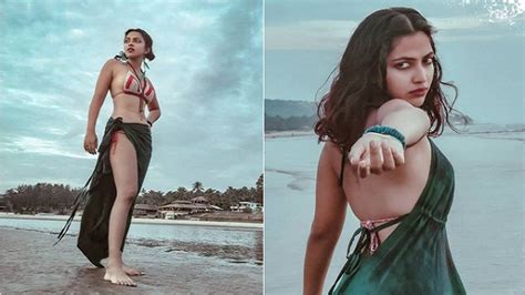 amala paul sets internet on fire flaunts beach body in bikini