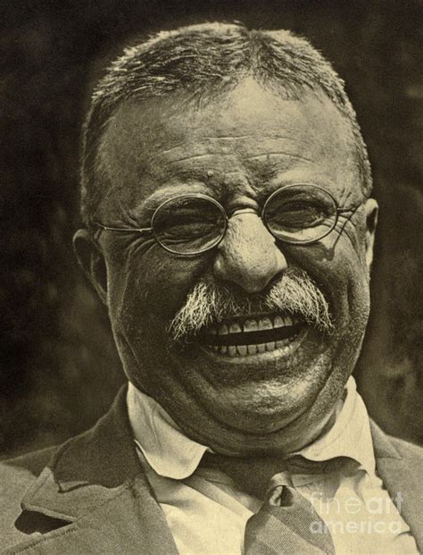 Theodore Roosevelt Laughing Photograph By American School Pixels