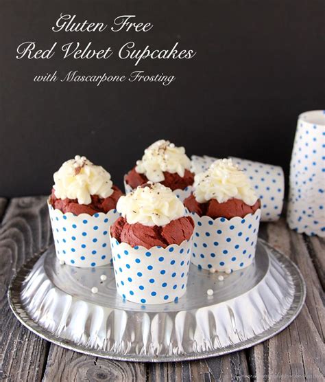After 18 minutes the cupcakes should look like this and to make sure it is cooked fully poke a toothpick into the cupcake and if it comes out clean the cupcake. Gluten Free Red Velvet Cupcakes with Mascarpone Frosting on www.cookingwithru... does not ...