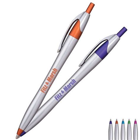 Javalina Chrome Bright Ballpoint Retractable Pen Promotions Now