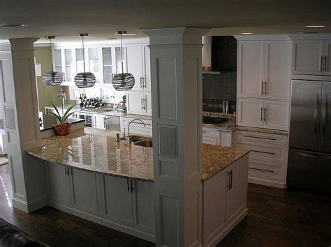 Has a broad selection of kitchen island legs in many styles, sizes, and wood types. Kitchen island with columns | Home | Pinterest