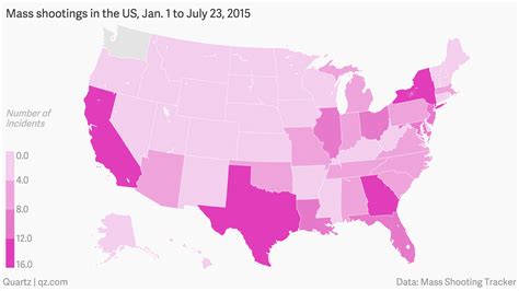 All 204 Mass Shootings So Far This Year In America Mapped — Quartz