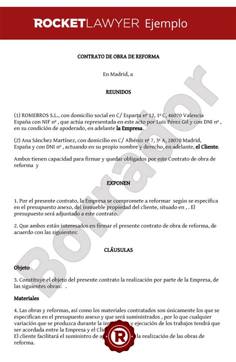 Modelo Carta De Compromiso De Ejecucion De Obra Modelo De Informe