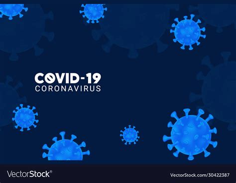 Corona Virus Covid 19 Coronavirus Background Vector Image