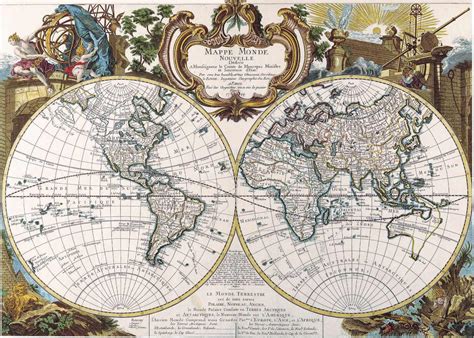 Mapa Mundial Antigo