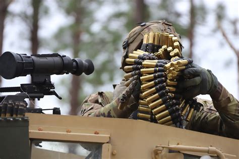 Dvids Images 5th Sfab Humvee Gunner With 240 Weapon And Ammunition